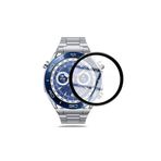Microcase Huawei Watch Ultimate Tam Kaplayan Kavisli Ekran Koruyucu 3D Pet Film - Siyah AL3385