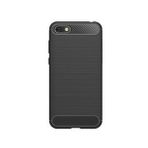 Microcase Huawei Y5 2018 Brushed Carbon Fiber Silikon Kılıf