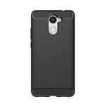 Microcase Huawei Y7 Prime Brushed Carbon Silikon TPU Kılıf Siyah Renk