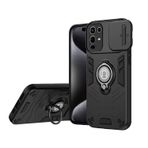 Microcase Infinix Note 50/50 Pro Kamera Kapaklı Yüzük Tutuculu Kılıf AL5355