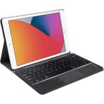Microcase iPad 8.nesil 10.2 Inch 2020 Bluetooth Touchpad Klavye + Standlı Kılıf - Bkk5 - Siyah
