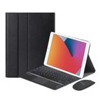 Microcase iPad 8.Nesil 10.2 inch 2020 ile Uyumlu Bluetooth Touchpad Klavye + Bluetooth Mouse + Standlı Kılıf - BKK7