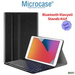 Microcase İpad 9.nesil 10.2 2021 Tablet Bluetooth Klavyeli Standlı Kılıf - Bkk1