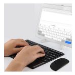 Microcase İpad Air 2 Touchpad Bluetooth Klavye 24 Cm (tr Sticker) + Bluetooth Mouse + Stand - Al2766