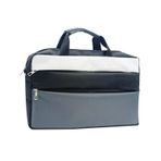 Microcase iPad Mini 4/5/6 Bütün serileri ile uyumlu Tablet Macbook Laptop Tablet Çantası 2 Bölmeli AL4821 (Gri Siyah Beyaz)