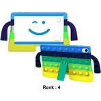 Microcase iPad Mini 6 8.3 Inch Popit Standlı Silikon Kılıf - AL3117 - Yeşil - Sarı