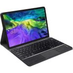 Microcase iPad Pro 11 2020 Bluetooth Touchpad Klavye + Standlı Kılıf - Bkk5 - Siyah