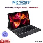 Microcase İpad Pro 11 2021 Bluetooth Touchpad Klavye + Standlı Kılıf - Bkk5