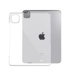 Microcase iPad Pro 12.9 2021 5.Nesil Kablosuz Şarj Uyumlu Silikon Kılıf - Şeffaf