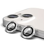 Microcase İphone 13 Kamera Camı Lens Koruyucu Halka Set - Gümüş