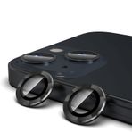 Microcase İphone 13 Kamera Camı Lens Koruyucu Halka Set - Siyah