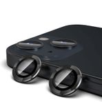Microcase İphone 13 Mini Kamera Camı Lens Koruyucu Halka Set - Siyah