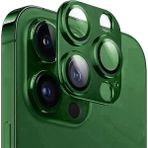 Microcase iPhone 14 Pro - iPhone 14 Pro Max Kamera Camı Lens Koruyucu Halka Set - AL3131 (Yeşil)
