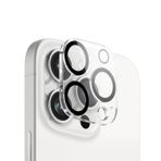 Microcase Iphone 16 Pro / 16 Pro Max 3D Kamera Camı Lens Koruyucu Glass Şeffaf Night DELUX Version-AL3403