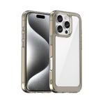 Microcase Iphone 16 ProMax için Magsafe Manyetik Darbeye Dayanıklı Yarı Esnek Plastik TPU Kılıf - Siyah AL8115