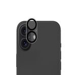 Microcase Iphone 16/16 Plus 3D Kamera Camı Lens Koruyucu Glass Şeffaf Night DELUX Version-AL3403