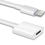 Microcase Iphone Ipad Apple Pencil 1 Metre 8 Pin USB Uzatma Kablosu Beyaz - AL2564