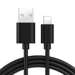 Microcase iPhone iPad Lightning USB Şarj ve Data Kablosu 1 Metre Siyah