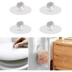 Microcase Kendinden Yapışkanlı Kristal Topuzlu Çekmece Raf Dolap Pencere vb için Tutacak Kulp- AL4760 4 Adet