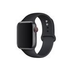 Microcase KY11 44-46 mm 22 mm Siyah Silikon Kordon Kayış