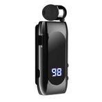 Microcase Led Ekranlı Makaralı Kulak İçi Wireless Bluetooth Kulaklık Siyah - AL4869