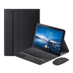 Microcase Lenovo Tab M10 FHD REL TB-X605FC TB-X605LC ile Uyumlu Bluetooth Touchpad Klavye + Bluetooth Mouse + Standlı Kılıf - BKK7