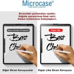 Microcase Lenovo Tab M8 4.Nesil Uyumlu Tablet Paper Pencil Destekli Kağıt Hissi Veren Mat Ekran Koruyucu
