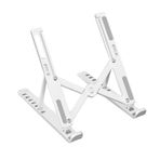 Microcase Macbook Notebook Laptop Tablet Plastik Stand Masaüstü Tutucu 10-15.6 inch - AL3108 Beyaz