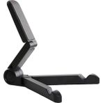 Microcase Masaüstü Katlanabilir Kaymaz Telefon Tablet Tutucu Stand - AL2457 - Koyu Siyah