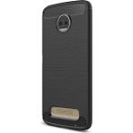 Microcase Motorola Moto Z2 Force Brushed Carbon Silikon Kılıf