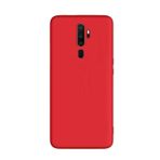 Microcase Oppo A5 2020 - A9 2020 Premium Matte Silikon Kılıf - Kırmızı