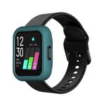 Microcase Oppo Realme Watch 36 mm Önü Açık Tasarım Rubber Kılıf - Mavi