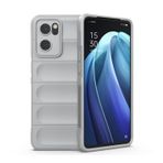 Microcase Oppo Reno 7 5G Miami Serisi Darbeye Dayanıklı Silikon Kılıf - Açık Gri