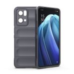 Microcase Oppo Reno 7 Pro Miami Serisi Darbeye Dayanıklı Silikon Kılıf - Koyu Gri
