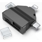 Microcase Otg 7 In 1 Lightning Type C USB Micro USB Hafıza Kart Okuyucu AL4218