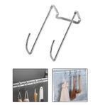 Microcase Paslanmaz Çelik Metal Banyo Duşakabin Mutfak Vb Alanlar Için Askılık L Model -AL4839 1 Adet - Siyah
