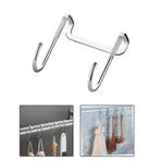 Microcase Paslanmaz Çelik Metal Banyo Duşakabin Mutfak Vb Alanlar Için Askılık M Model -AL4838 1 Adet - Siyah