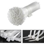Microcase Plastik Kablo Bağı Cırt Kelepçe 3.6 X 250MM Şeffaf 25 Adet-AL4484