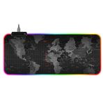 Microcase Rgb Ledli Gaming Mouse Pad 80X30CM Dünya Haritası - AL3987
