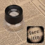 Microcase Saatçi Tamirci Göz ve El Büyüteci 10X - AL3219 - Siyah