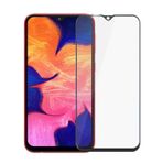 Microcase Samsung Galaxy A10 Tam Kaplayan Çerçeveli Tempered Ekran Koruyucu - Siyah