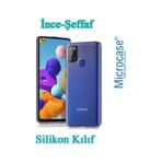 Microcase Samsung Galaxy A21S İnce 0.2 mm Soft Silikon Cep Telefonu Kılıfı