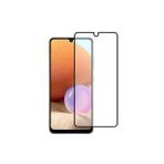 Microcase Samsung Galaxy A32 Tam Kaplayan Çerçeveli Tempered Ekran Koruyucu - Siyah