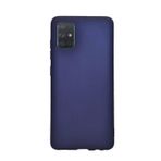 Microcase Samsung Galaxy A71 Premium Matte Silikon Kılıf - Lacivert