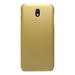 Microcase Samsung Galaxy C8 Premium Silikon Tempered Cam + Altın Kılıf