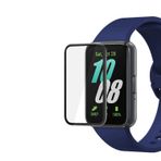 Microcase Samsung Galaxy Fit3 Tam Kaplayan Kavisli Ekran Koruyucu 3D Pet Film - Siyah AL3385