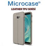 Microcase Samsung Galaxy J4 Plus Leather Tpu Silikon Kılıf
