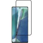 Microcase Samsung Galaxy Note 20 Tam Kaplayan Çerçeveli Tempered Ekran Koruyucu - Siyah