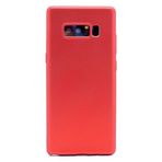 Microcase Samsung Galaxy Note 8 Premium Matte Silikon TPU Kırmızı Kılıf