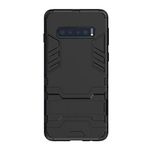 Microcase Samsung Galaxy S10 Alfa Serisi Armor Standlı Kılıf - Siyah